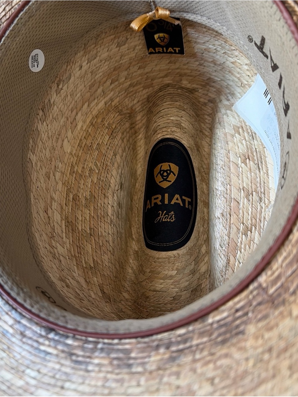 NEW Ariat Unisex Fired Palm Draw Hat-Size 6.75R - Picture 6 of 8